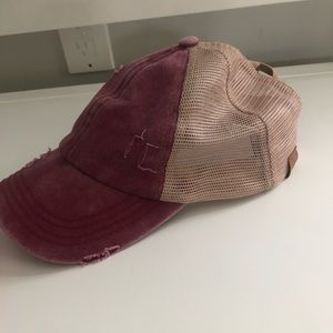 C.C. Ponytail baseball hat